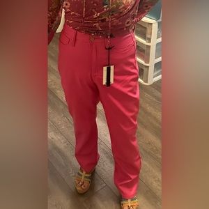 Judy blue tummy control faux leather jeans